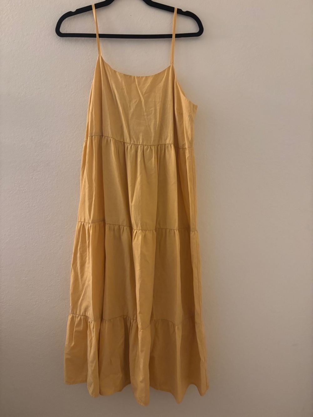 Primark Yellow Tiered Maxi Dress